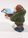 Disney Hunchback of Notre Dame Quasimodo Holding Nest with Blue Bird PVC Toy Figure 3 1/8" Tall