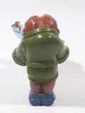 Disney Hunchback of Notre Dame Quasimodo Holding Nest with Blue Bird PVC Toy Figure 3 1/8" Tall