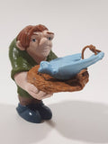 Disney Hunchback of Notre Dame Quasimodo Holding Nest with Blue Bird PVC Toy Figure 3 1/8" Tall