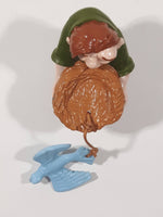 Disney Hunchback of Notre Dame Quasimodo Holding Nest with Blue Bird PVC Toy Figure 3 1/8" Tall