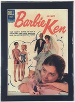 Dell Barbie and Ken 1962 #1 Comic Book 15c Cover 2 1/2" x 3 3/8" Thin Fridge Magnet