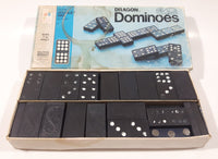Vintage 1970 Milton Bradley #4132 Dragon Double Nine Dominoes Missing Two Tiles