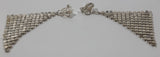 Vintage Circle Sheet Triangle Shaped Metal Clip On Earrings
