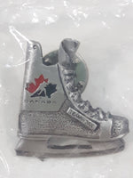 Hockey Canada Teamwork Skate Shaped Metal Lapel Pin New in Package 1" x 1 1/8"