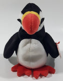 1997 Ty Beanie Babies Collection 'Puffer' Bird 6 1/2" Tall Stuffed Animal Bean Bag Plush with Tags