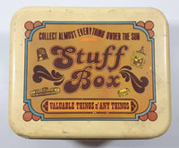 Vintage Cheinco Stuff Box "Collect Almost Everything Under The Sun" "Valuable Thing$ n' Any Things" Tin Metal Container