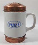 Vintage Copper and Ceramic 5 1/2" Tall Cheese Shaker