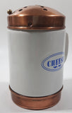 Vintage Copper and Ceramic 5 1/2" Tall Cheese Shaker