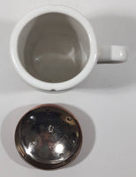 Vintage Copper and Ceramic 5 1/2" Tall Cheese Shaker