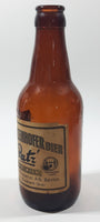 Rare Vintage Schulrheiss Patz Aecht Patzenhofer Bier 7 1/2" Tall Brown Amber Glass Beer Bottle Berlin, Germany