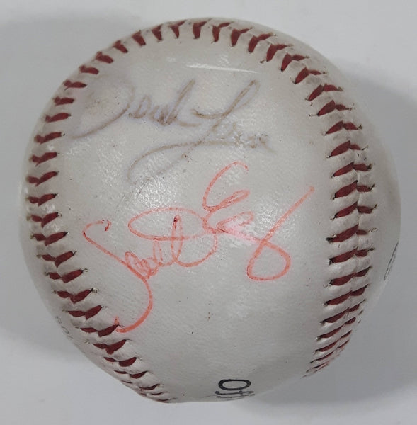 Rawlings Official Ball Baseball Solid Cork Rubber Center OLB3 Derek Lowe and Scott Eyre Autographs NO COA