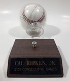 Iron Man Cal Ripkin, JR. Commemorative 2131 Consecutive Games Baseball Ball