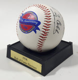 1996 American Legends 1936 First Hall of Fame Election 60th Anniversary Inaugural Election Baseball Ball on Stand Ruth, Wagner, Cobb, Mathewson, Johnson