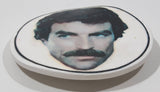 Tom Selleck 4 5/8" Round Resin Fridge Magnet