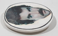 Tom Selleck 4 5/8" Round Resin Fridge Magnet