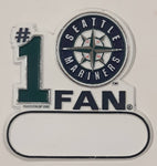 2002 Hunter MLBP Seattle Mariners Baseball Team #1 Fan 2 3/4" x 2 3/4" Rubber Fridge Magnet