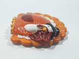 Thanksgiving Pilgrim Turkey Shaped 2" x 2 1/4" Resin Fridge Magnet