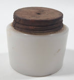 Antique Pond's Cold Cream Milk Glass Bottle 1 1/8" Tall