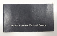 Vintage Polaroid 100 Land Camera Instructions Manual