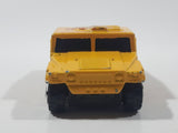 2003 Matchbox Special Edition Hummer Rescue Humvee Yellow 1:70 Scale Die Cast Toy Car Vehicle with Opening Rear Hatch