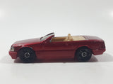 2003 Hot Wheels Mercedes-Benz SL Convertible Metalflake Red Die Cast Toy Luxury Car Vehicle