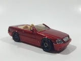 2003 Hot Wheels Mercedes-Benz SL Convertible Metalflake Red Die Cast Toy Luxury Car Vehicle