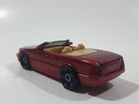 2003 Hot Wheels Mercedes-Benz SL Convertible Metalflake Red Die Cast Toy Luxury Car Vehicle