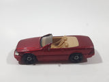 2003 Hot Wheels Mercedes-Benz SL Convertible Metalflake Red Die Cast Toy Luxury Car Vehicle
