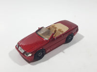 2003 Hot Wheels Mercedes-Benz SL Convertible Metalflake Red Die Cast Toy Luxury Car Vehicle