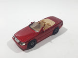 2003 Hot Wheels Mercedes-Benz SL Convertible Metalflake Red Die Cast Toy Luxury Car Vehicle