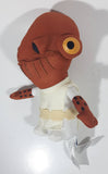 2012 LucasFilm Star Wars Admiral Ackbar 8 1/2" Tall Talking Stuffed Plush Character