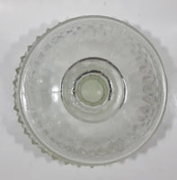 Vintage Pedestal Style Lidded Crystal Glass Candy Dish 12" Tall
