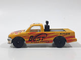 Unknown Brand Best Speed Power "Kings" Yellow Die Cast Toy Car Vehicle