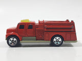 2002 Matchbox International Pumper Red Fire Truck Plastic and Die Cast Toy Car Firefighting Rescue Vehicle - McDonald's Happy Meal