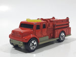 2002 Matchbox International Pumper Red Fire Truck Plastic and Die Cast Toy Car Firefighting Rescue Vehicle - McDonald's Happy Meal