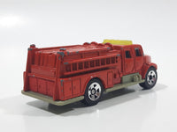 2002 Matchbox International Pumper Red Fire Truck Plastic and Die Cast Toy Car Firefighting Rescue Vehicle - McDonald's Happy Meal