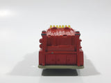 2002 Matchbox International Pumper Red Fire Truck Plastic and Die Cast Toy Car Firefighting Rescue Vehicle - McDonald's Happy Meal