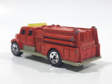 2002 Matchbox International Pumper Red Fire Truck Plastic and Die Cast Toy Car Firefighting Rescue Vehicle - McDonald's Happy Meal