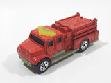 2002 Matchbox International Pumper Red Fire Truck Plastic and Die Cast Toy Car Firefighting Rescue Vehicle - McDonald's Happy Meal