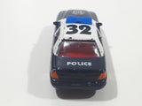 Realtoy Ford Crown Victoria Police Anti Crime #32 Dark Blue and White Die Cast Toy Car Emergency Vehicle