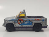 2002 Matchbox Ultimate Rescue Troop Carrier Truck Silver Die Cast Toy Car Vehicle No Canopy