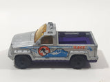 2002 Matchbox Ultimate Rescue Troop Carrier Truck Silver Die Cast Toy Car Vehicle No Canopy