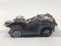 Rare Motor Max 6404 Pelican Bird Shaped Chrome Grey Brown Pull Back Die Cast Toy Car Vehicle