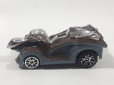 Rare Motor Max 6404 Pelican Bird Shaped Chrome Grey Brown Pull Back Die Cast Toy Car Vehicle