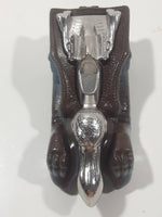 Rare Motor Max 6404 Pelican Bird Shaped Chrome Grey Brown Pull Back Die Cast Toy Car Vehicle
