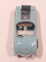 1996 Hot Wheels Hill's Exclusive '58 Corvette Coupe Convertible Light Blue Aqua Teal Die Cast Toy Car Vehicle with Opening Hood