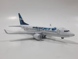 RealToy WestJet Boeing 737 Passenger Jet C-FZWS Airplane White Die Cast Toy Aircraft Vehicle