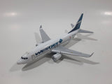 RealToy WestJet Boeing 737 Passenger Jet C-FZWS Airplane White Die Cast Toy Aircraft Vehicle