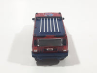 2004 2005 Season Fleer NHL Ice Hockey Vancouver Canucks Hummer H2 Dark Red Maroon Die Cast Toy Car Vehicle