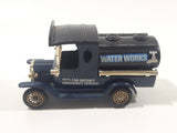 Lledo Days Gone DG 8 - 8 Water Works Rutland District Emergency Service 1920 Ford Model T Tanker Dark Blue Die Cast Toy Car Vehicle